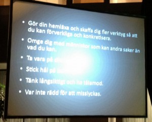 Tips om du går i företagartankar