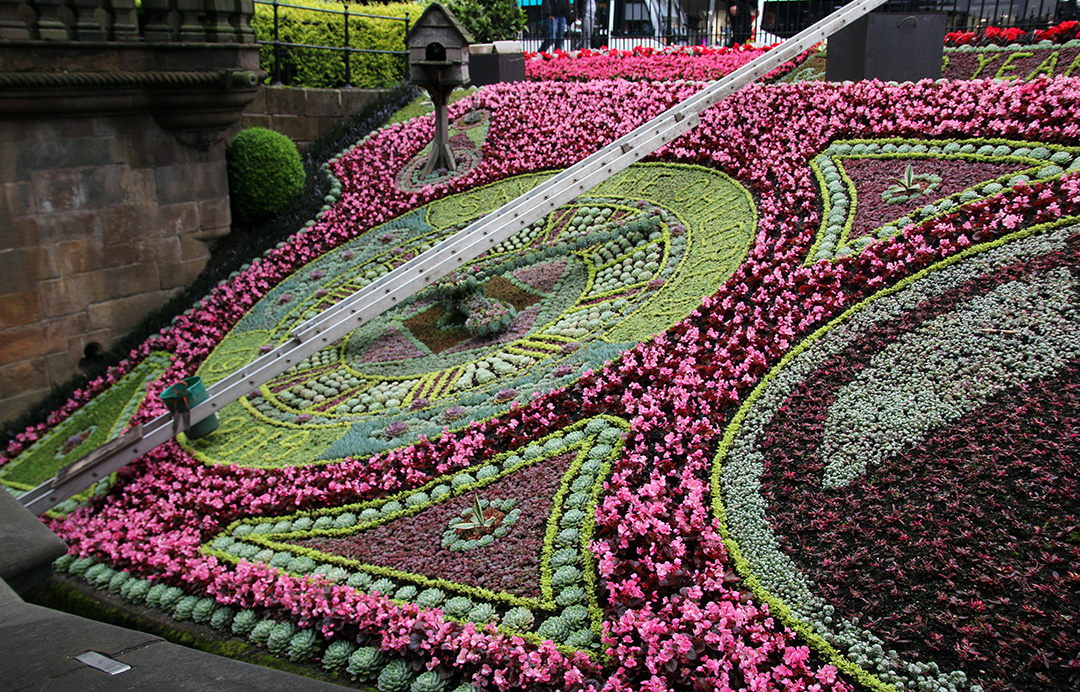 Princes Street Gardens i Edinburgh