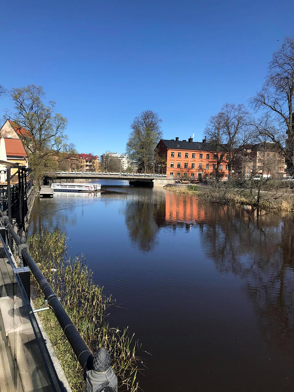 Mysig utflykt till Uppsala med fika vid ån