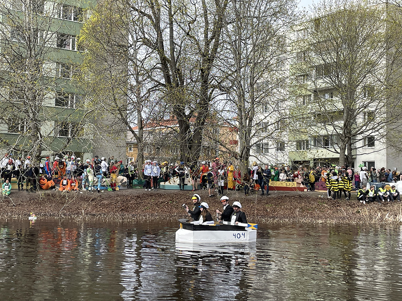 folkfest på sista april i Uppsala