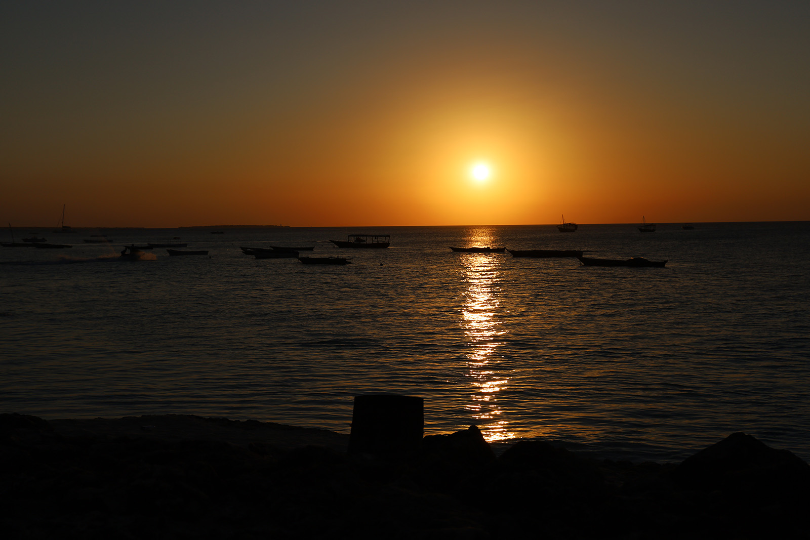 Solnedgångar på Zanzibar