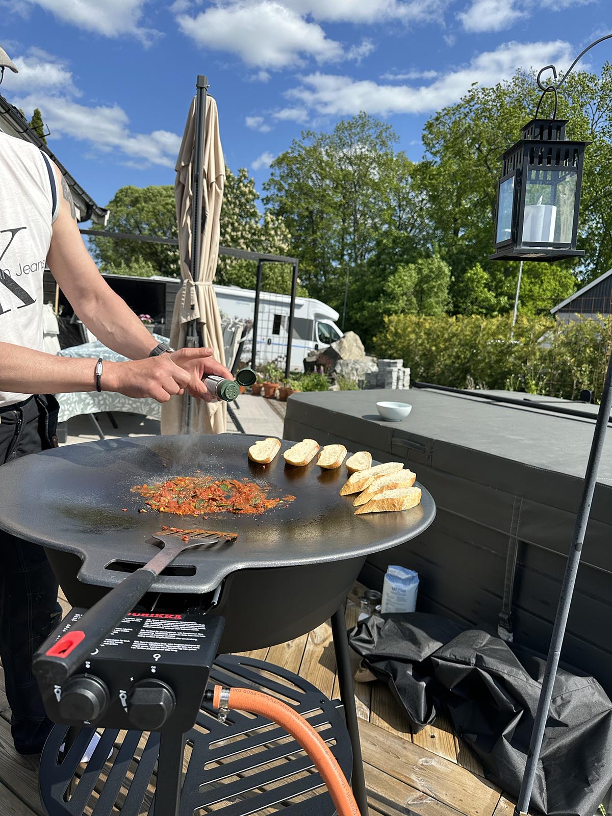 gasoldriven stekhäll