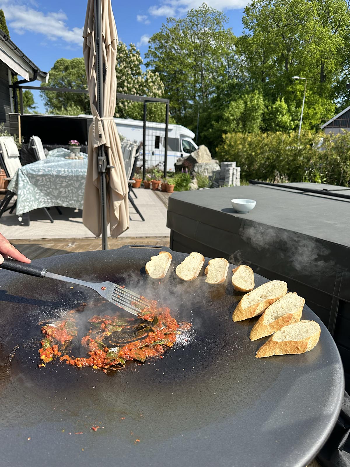 gasoldriven stekhäll