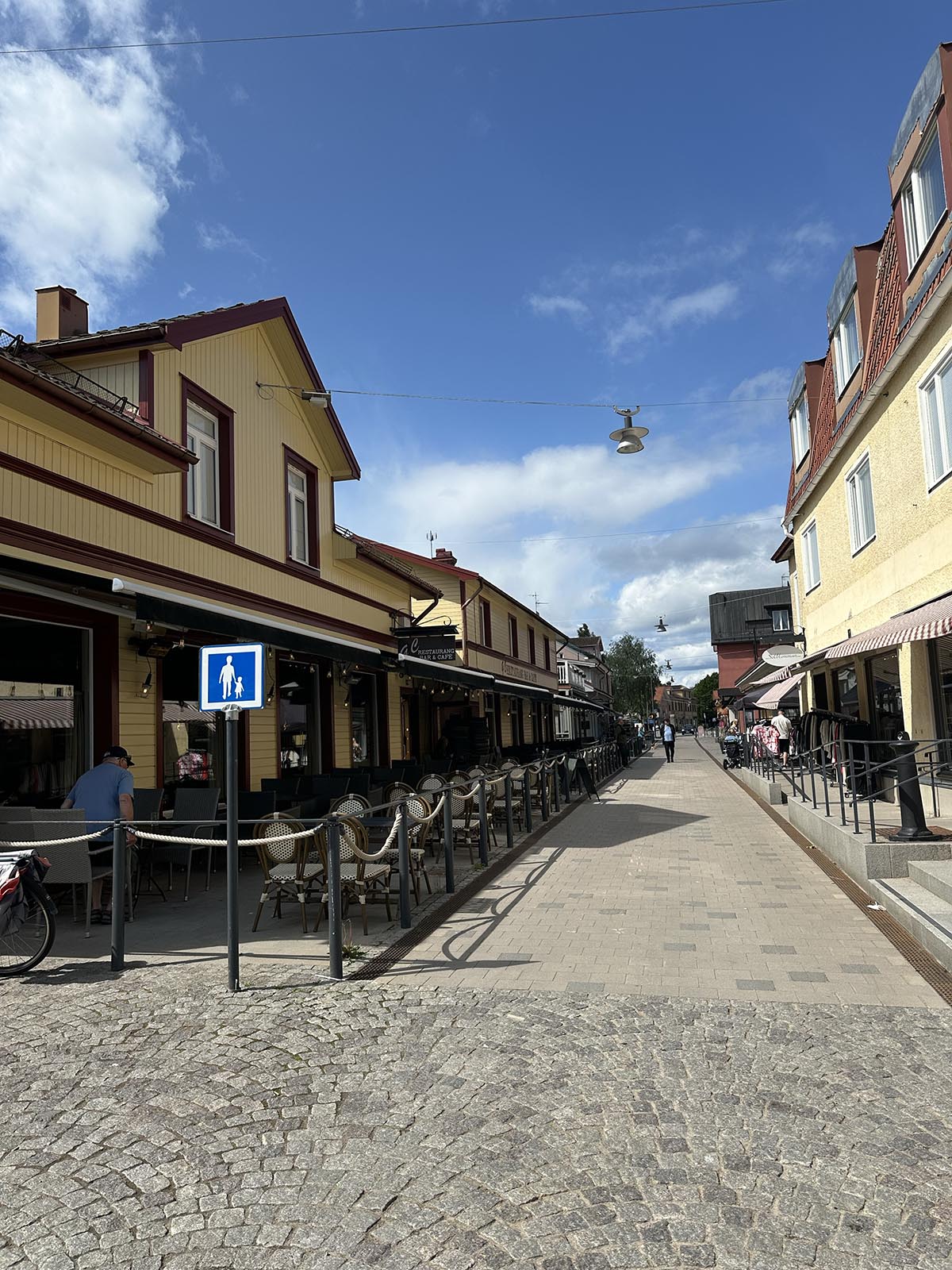 kort stopp i Leksand