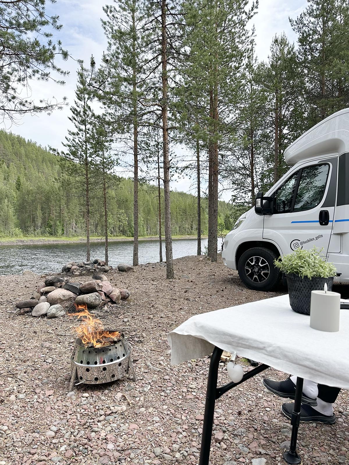 magisk kväll avslutade resan