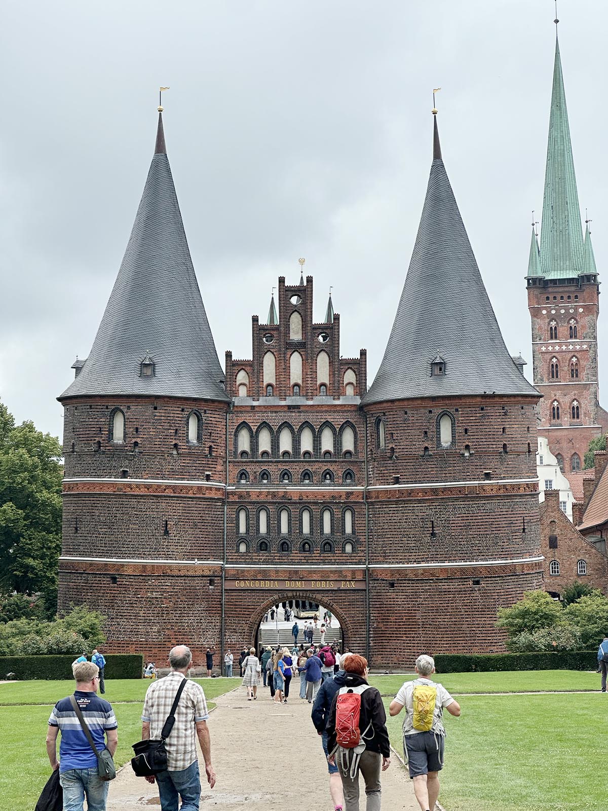 vackra kvarter i Lübeck