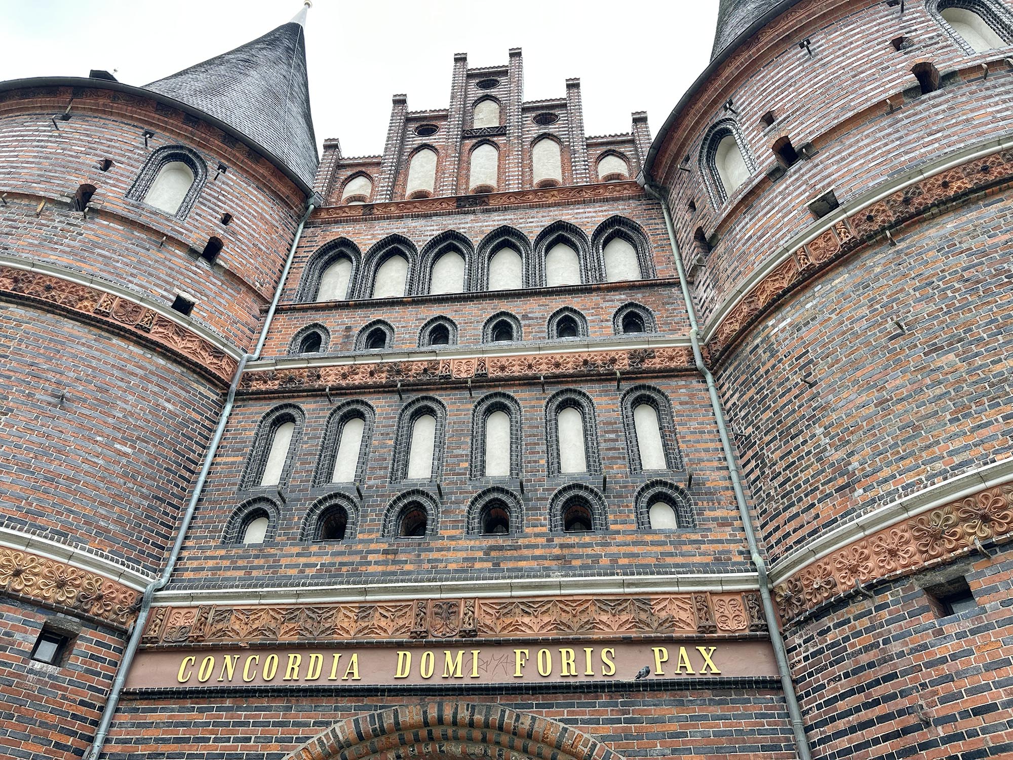 vackra kvarter i Lübeck