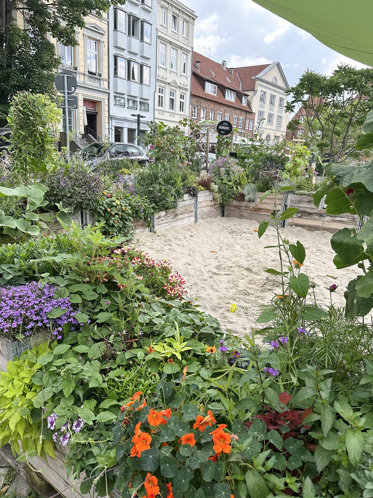 vackra kvarter i Lübeck