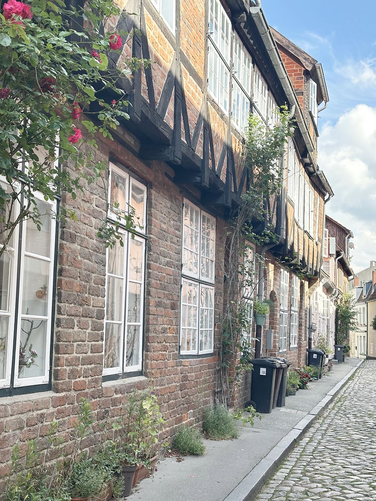 vackra kvarter i Lübeck