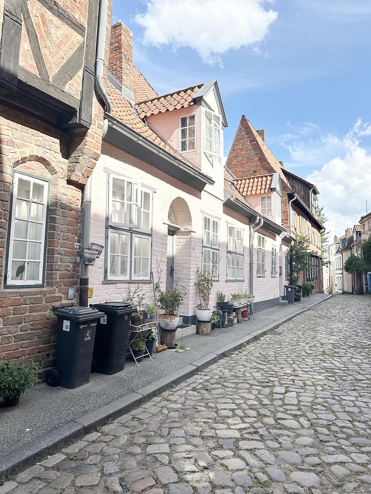 vackra kvarter i Lübeck