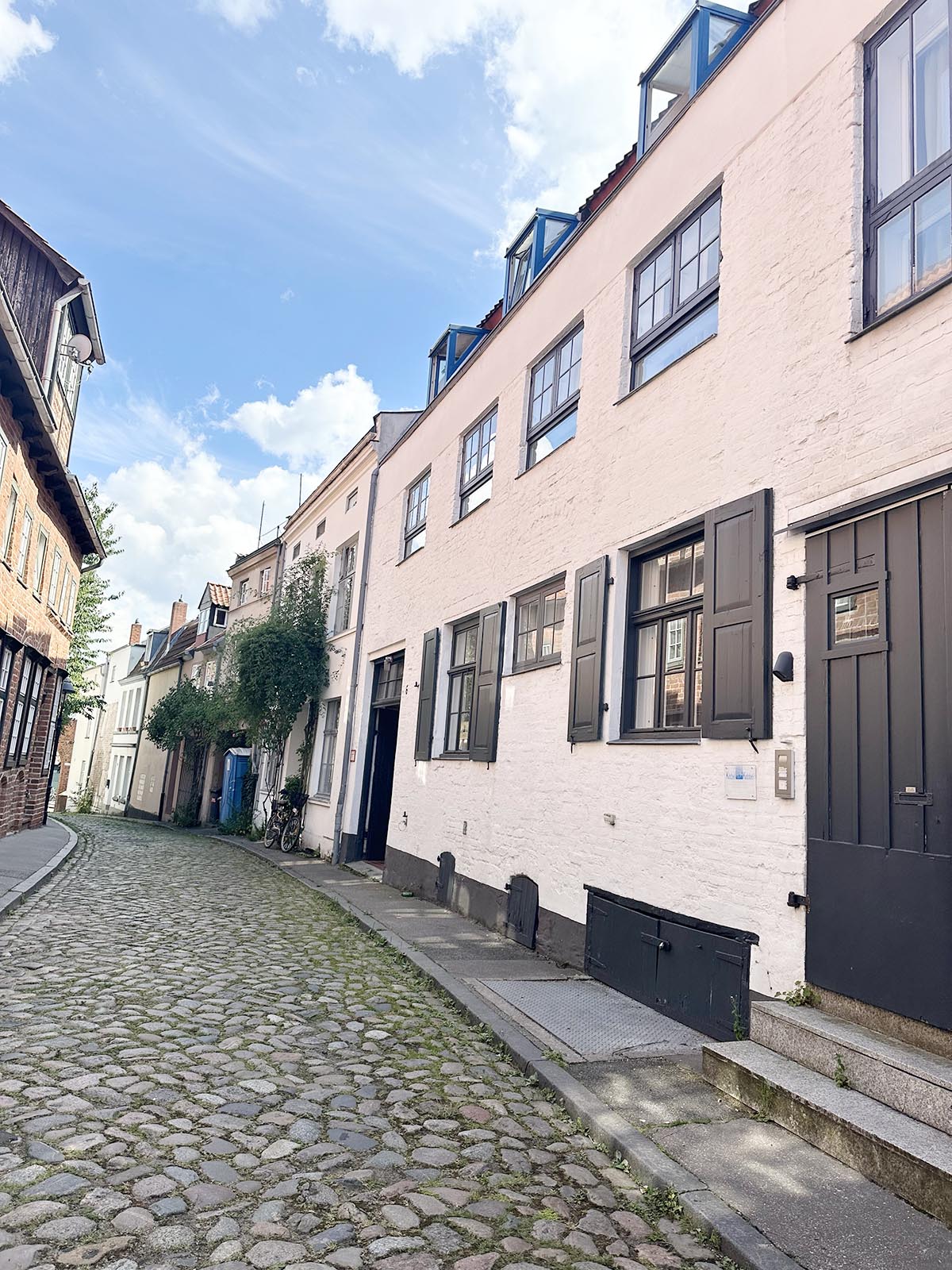 vackra kvarter i Lübeck