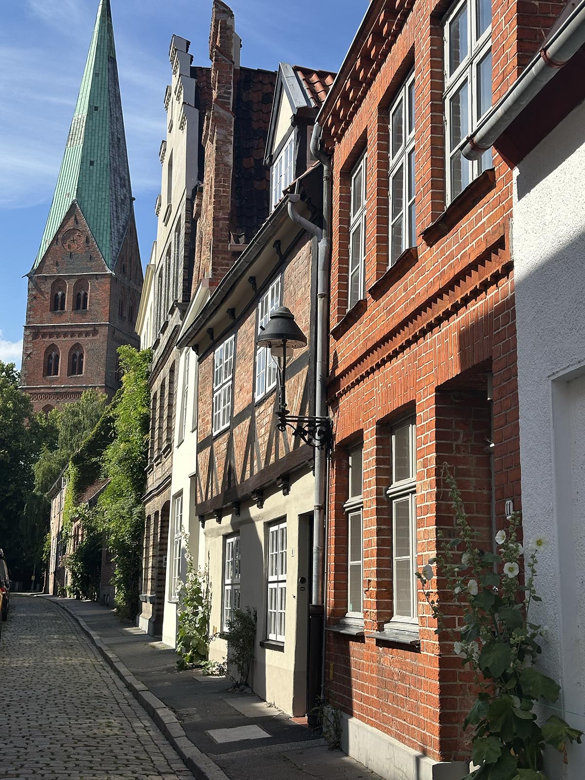 vackra kvarter i Lübeck