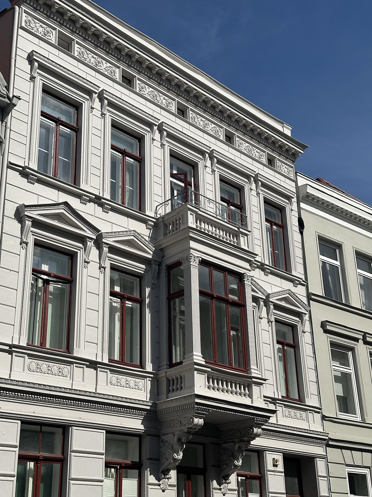 vackra kvarter i Lübeck
