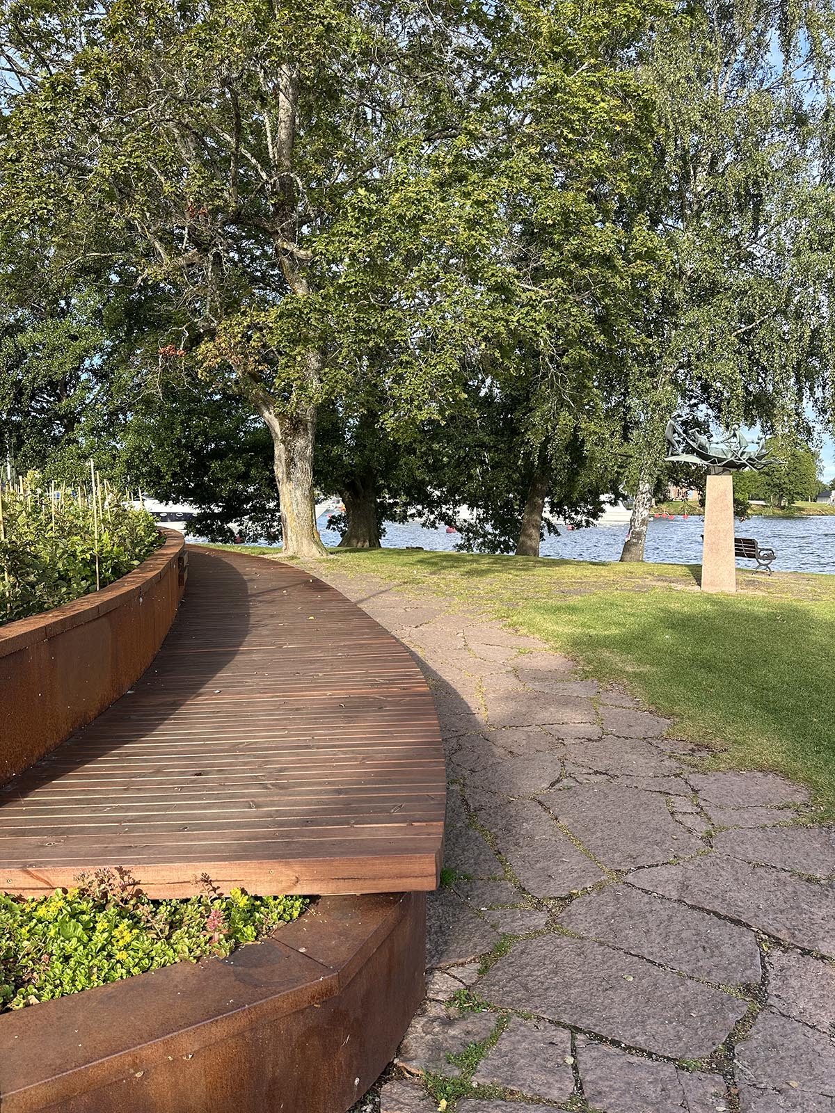 pw längs Mälarens strand