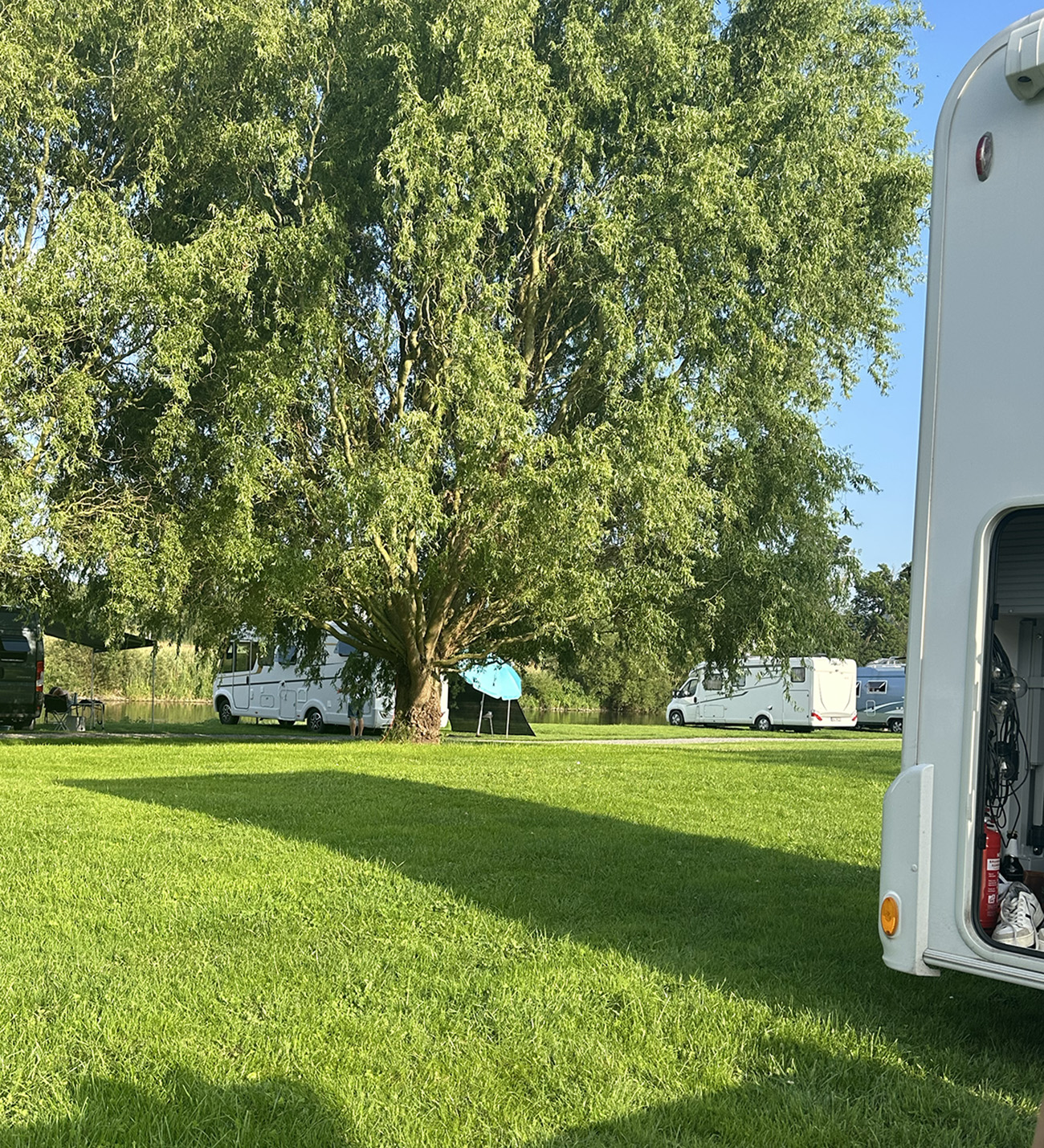 mysig camping i mellersta Tyskland