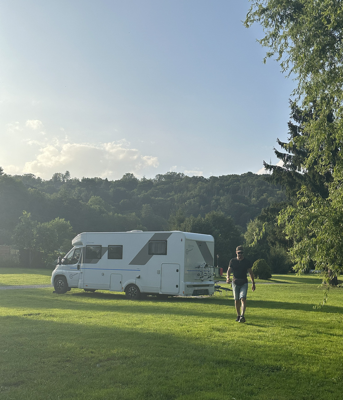 mysig camping i mellersta Tyskland