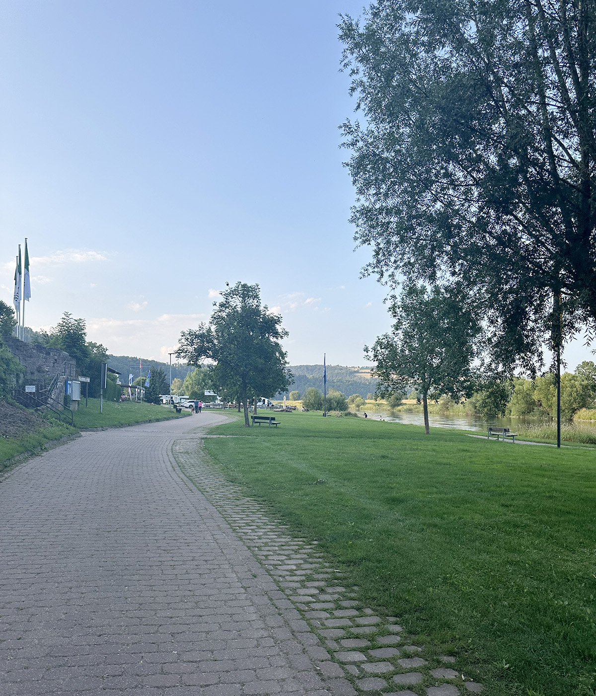 mysig camping i mellersta Tyskland