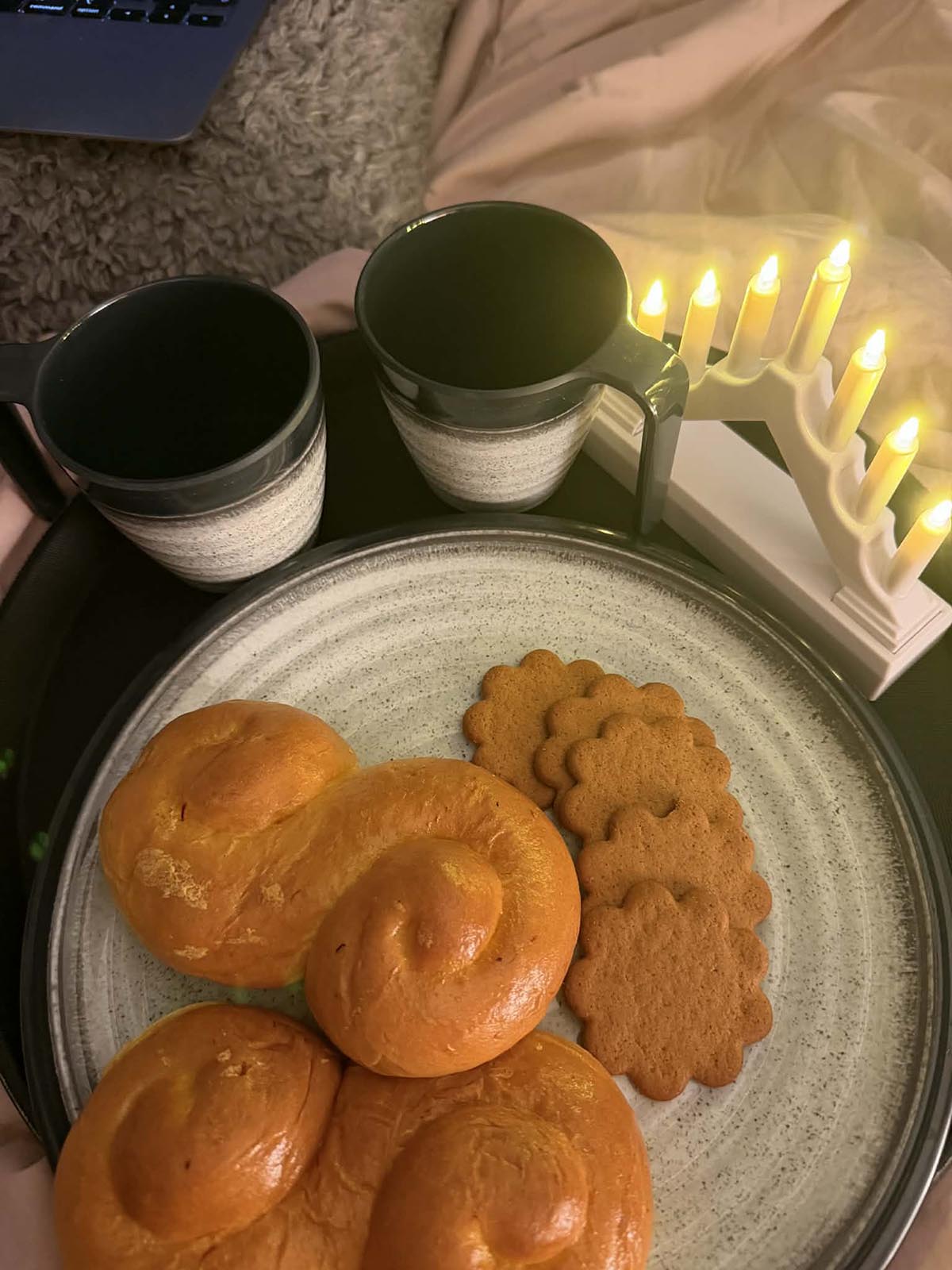 Luciamorgon i husbilen