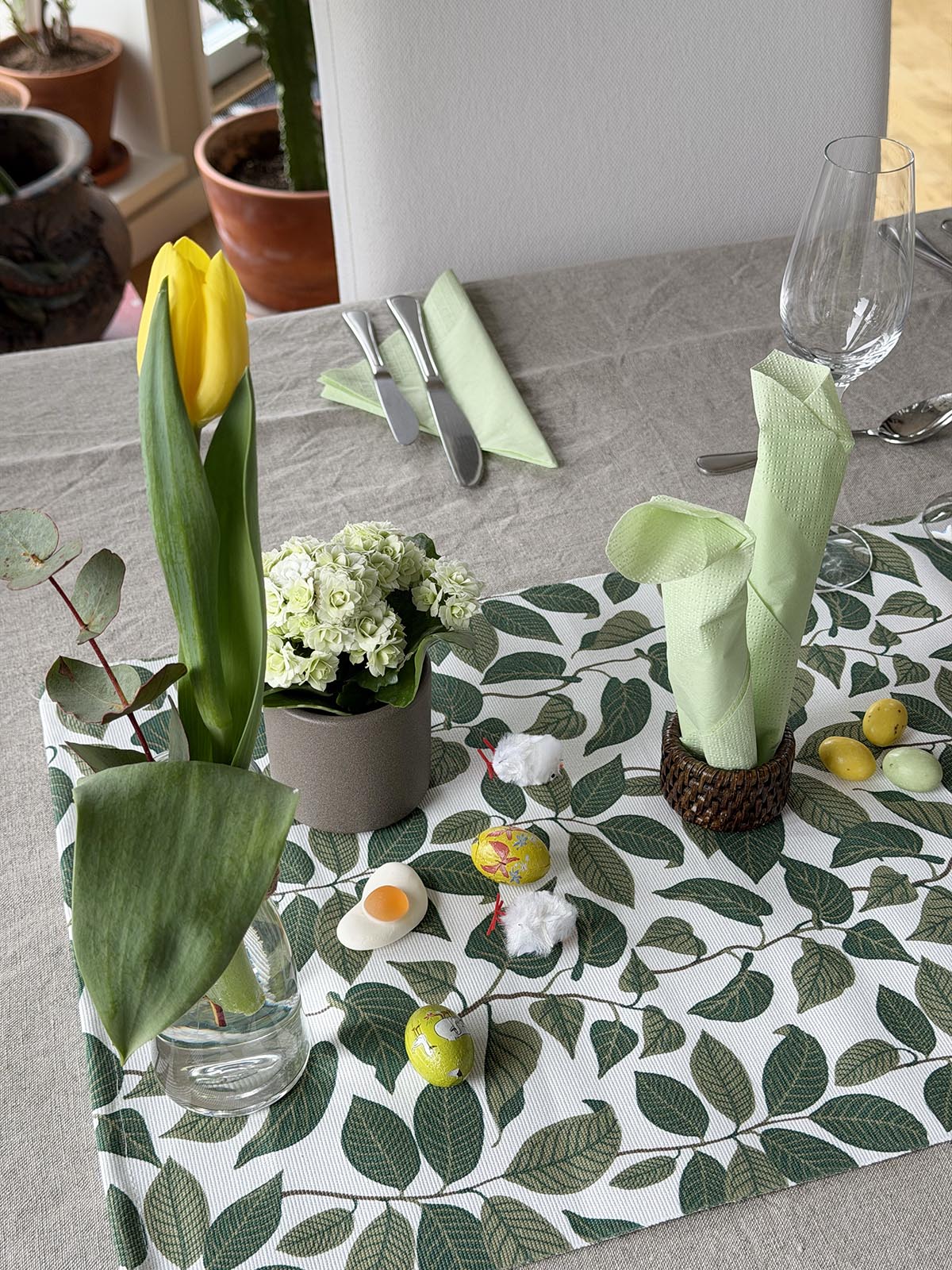 påskbuffé med våra familjer