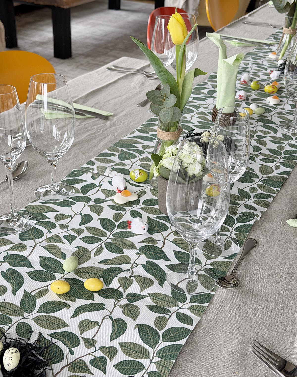 påskbuffé med våra familjer