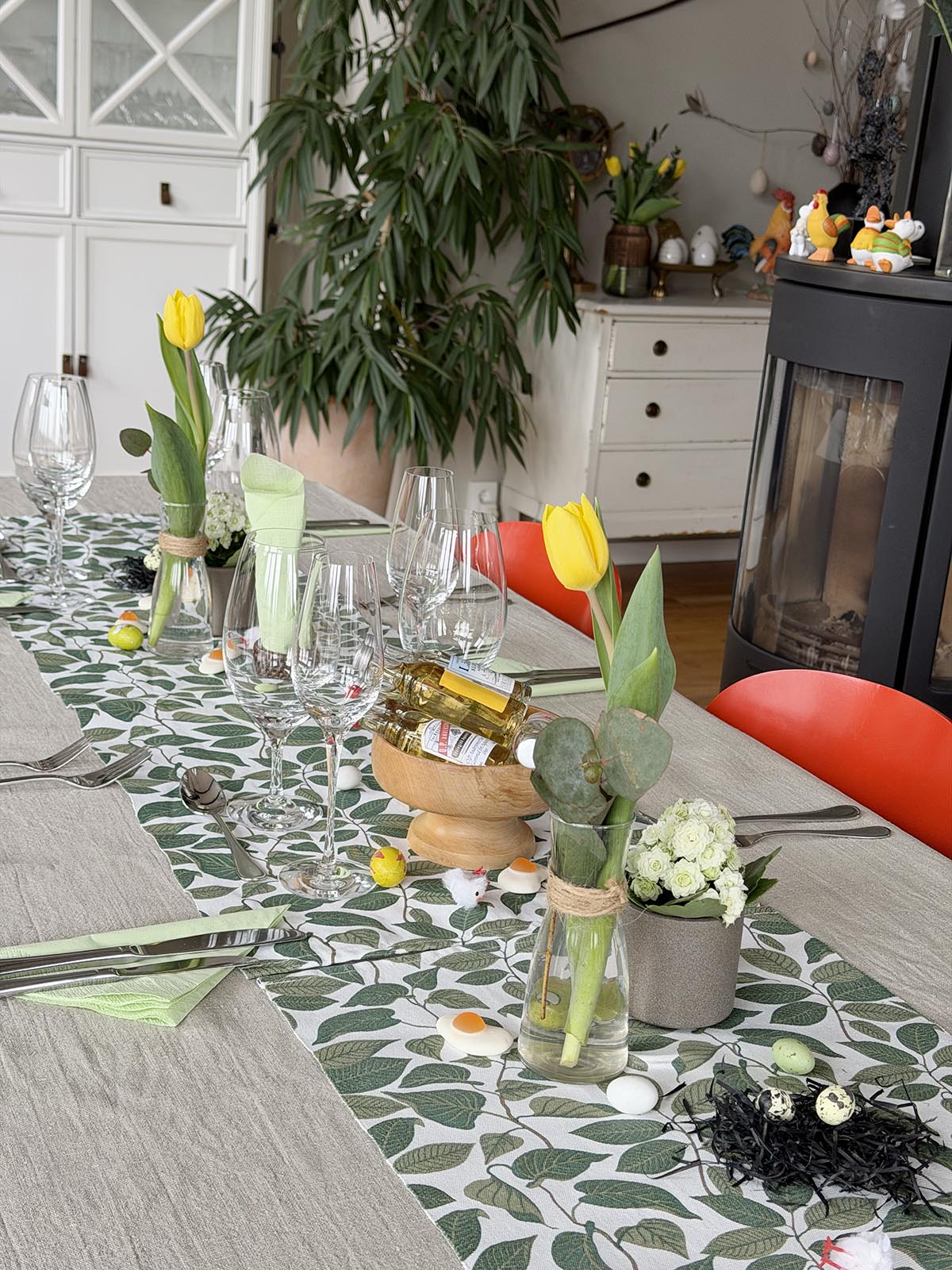 påskbuffé med våra familjer