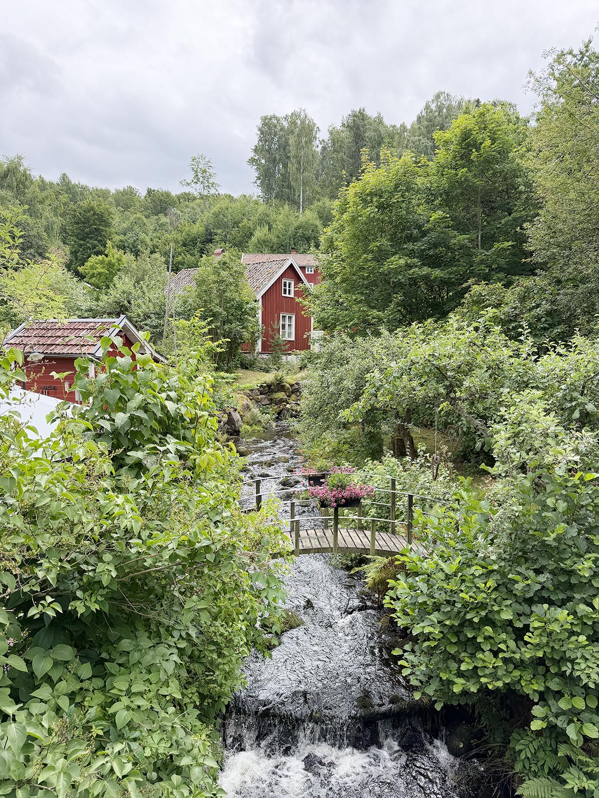gamla kvarnar i Röttle by