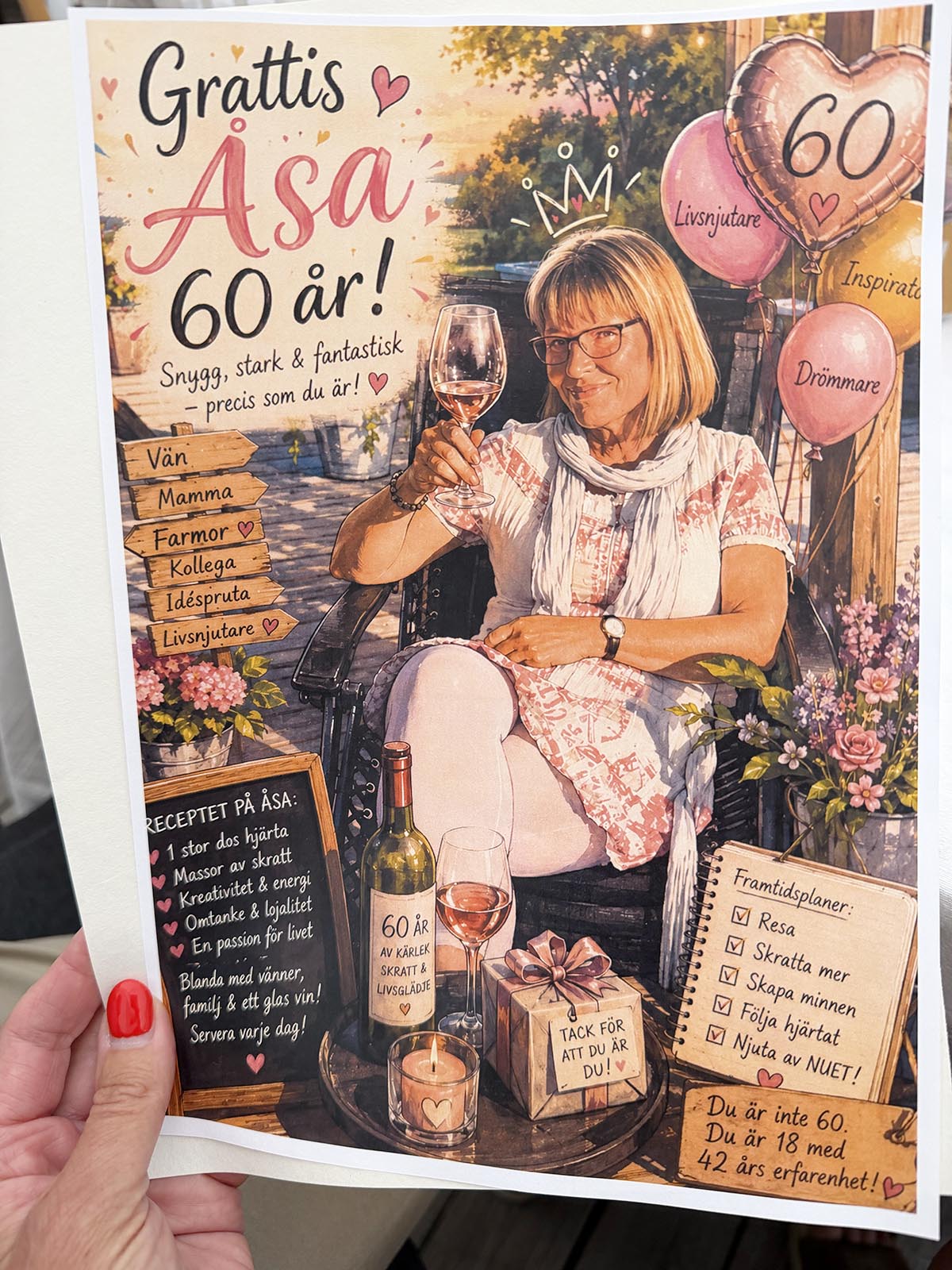 60-årsfest med allt man kan önska
