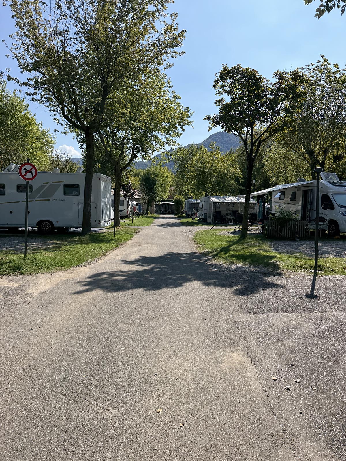 campingplats vid Iseosjön