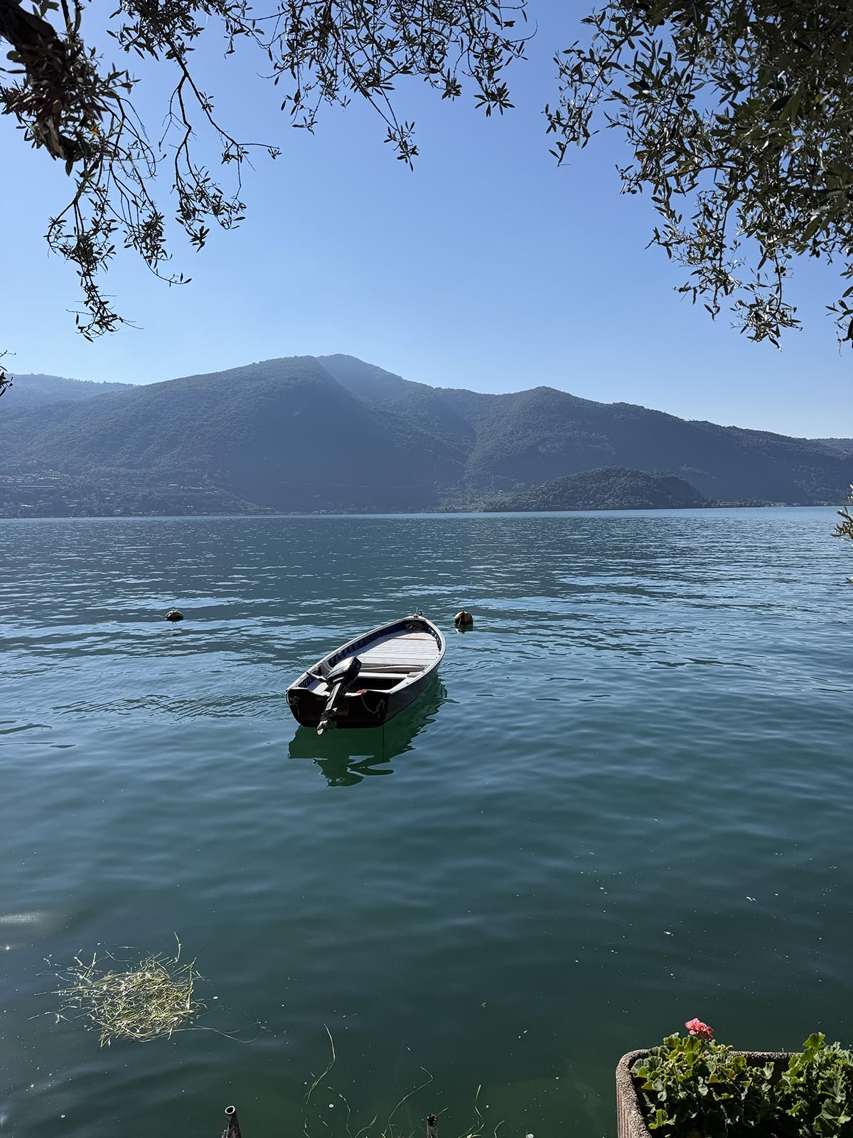 Iseosjön i norra Italien
