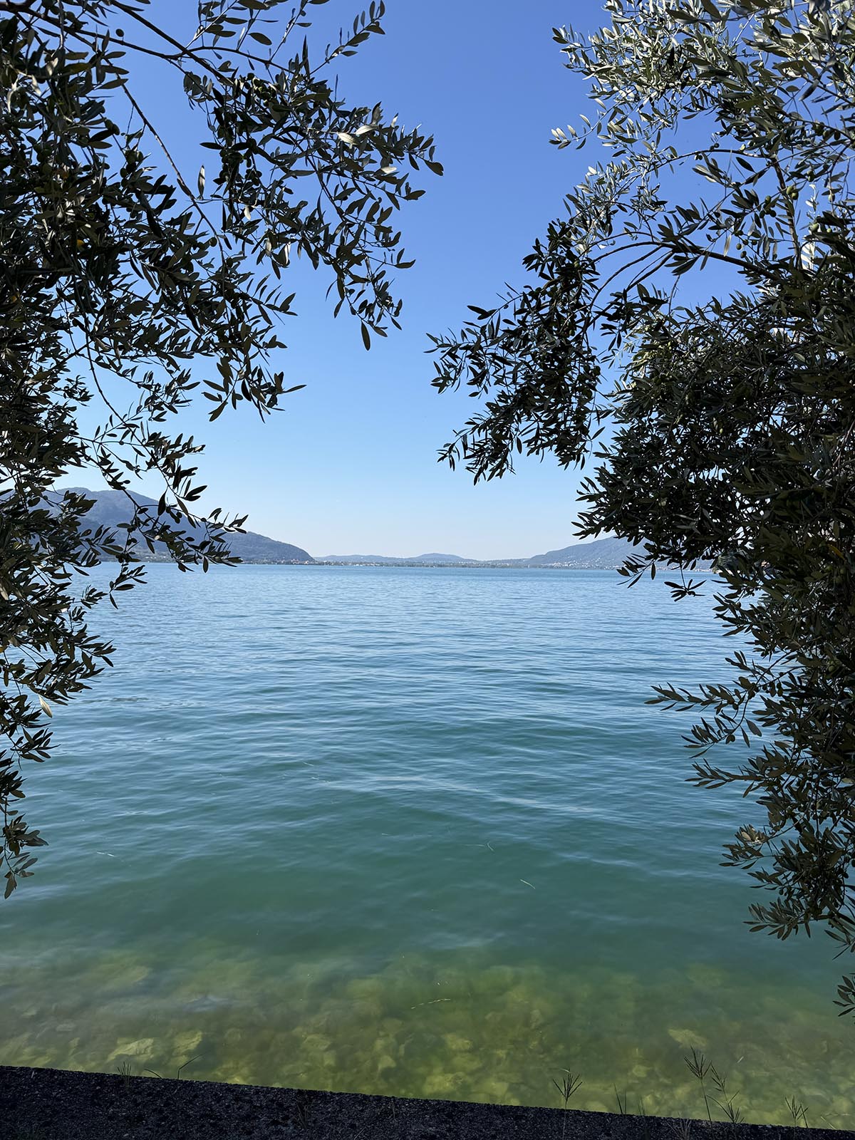 Iseosjön i norra Italien