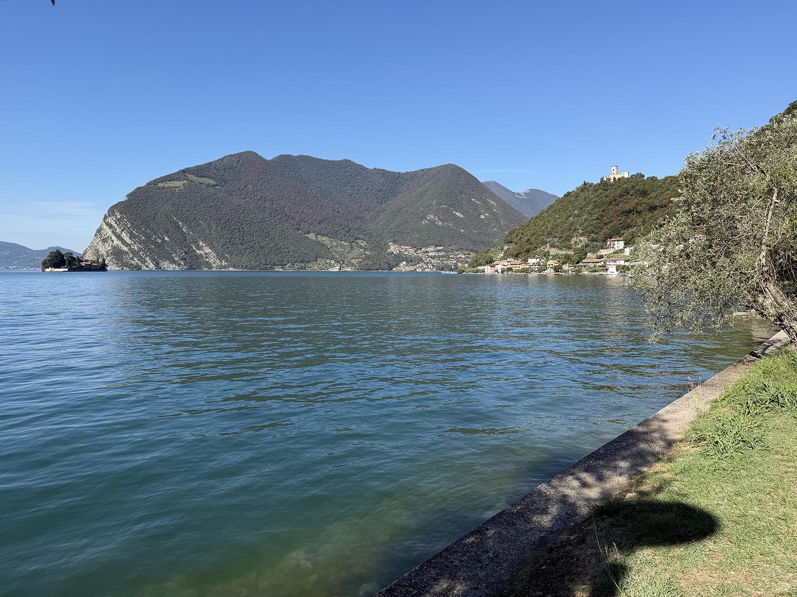 Iseosjön i norra Italien
