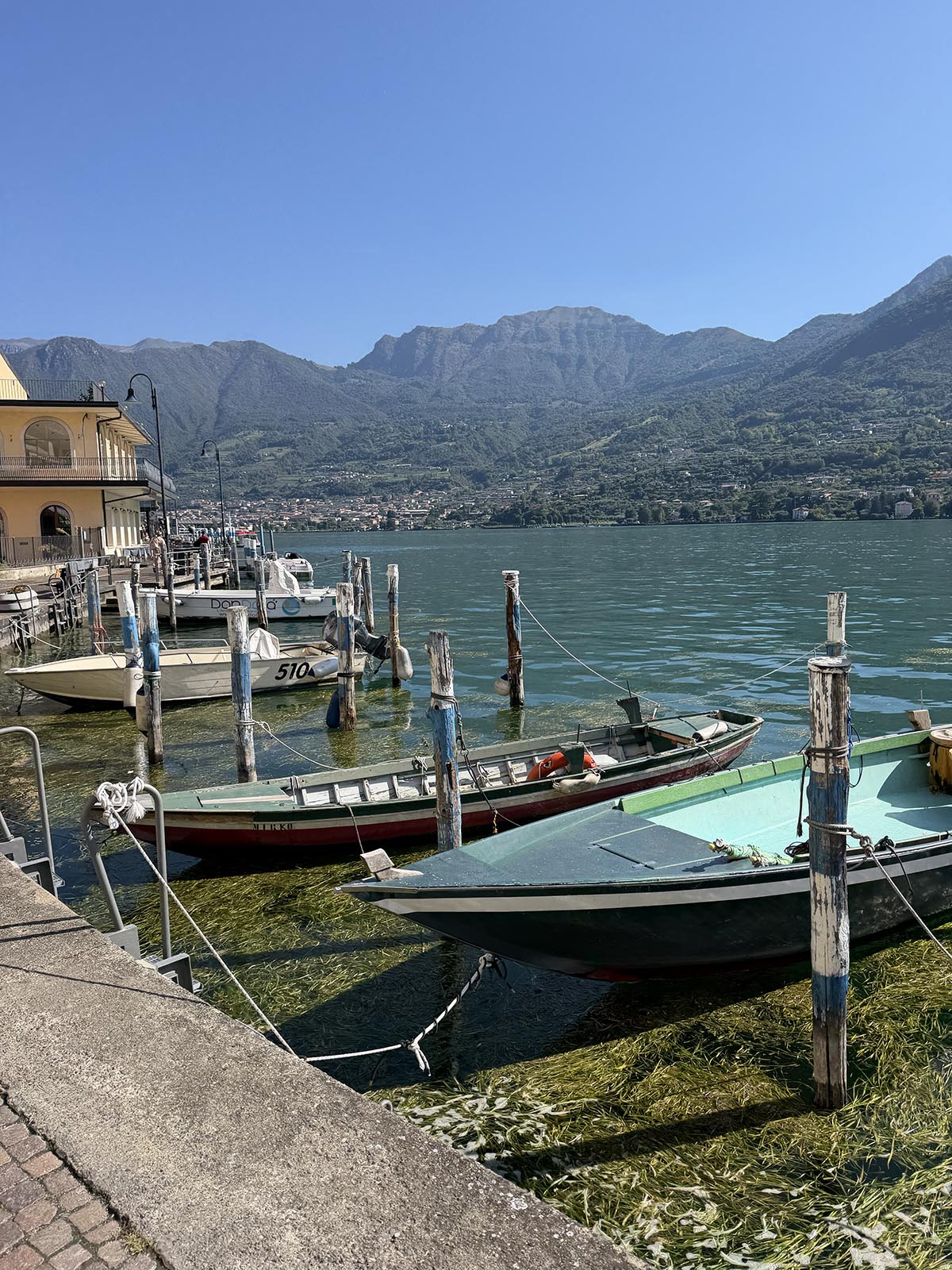 Iseosjön i norra Italien