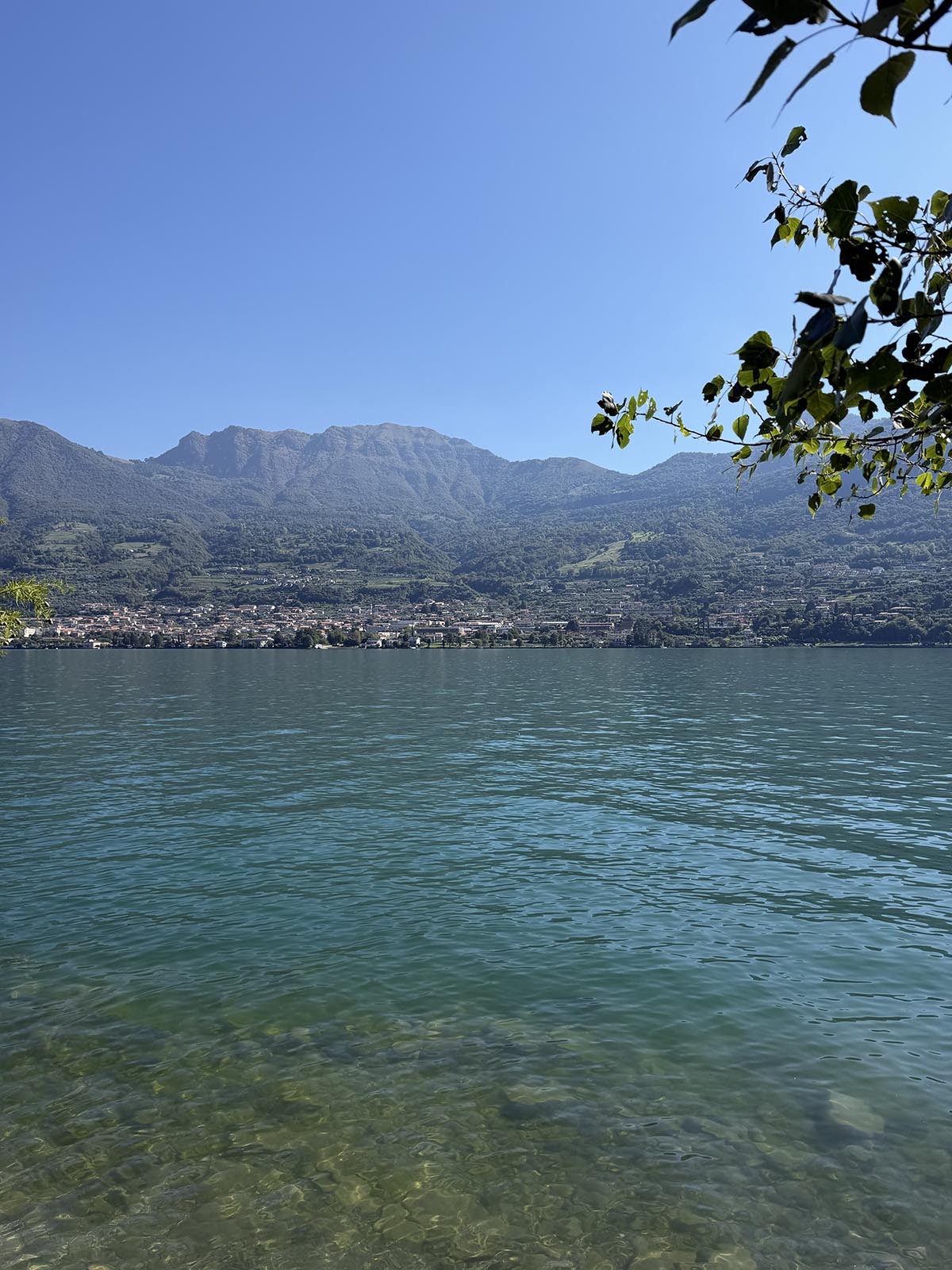 Iseosjön i norra Italien