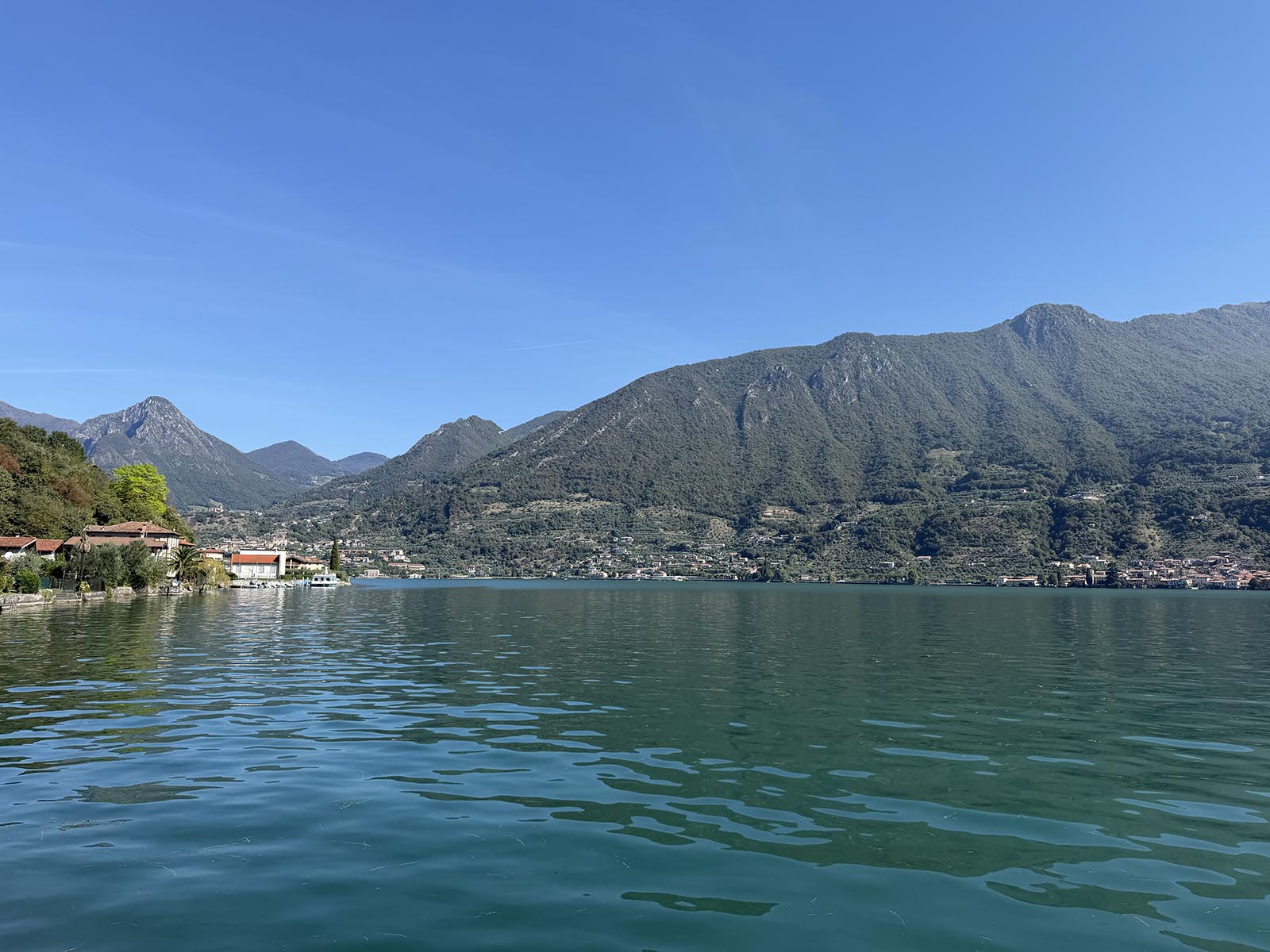 Iseosjön i norra Italien