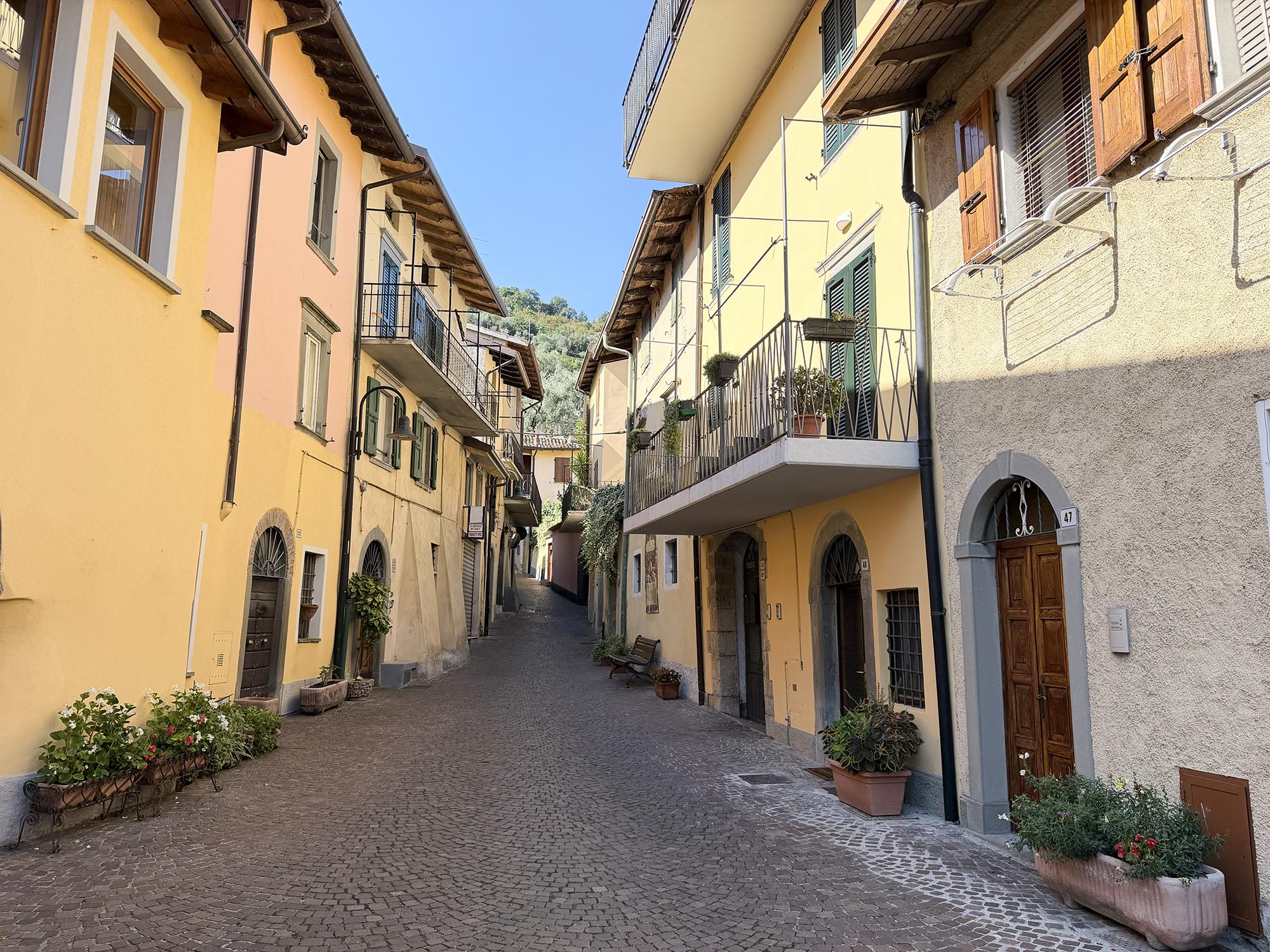 Iseosjön i norra Italien