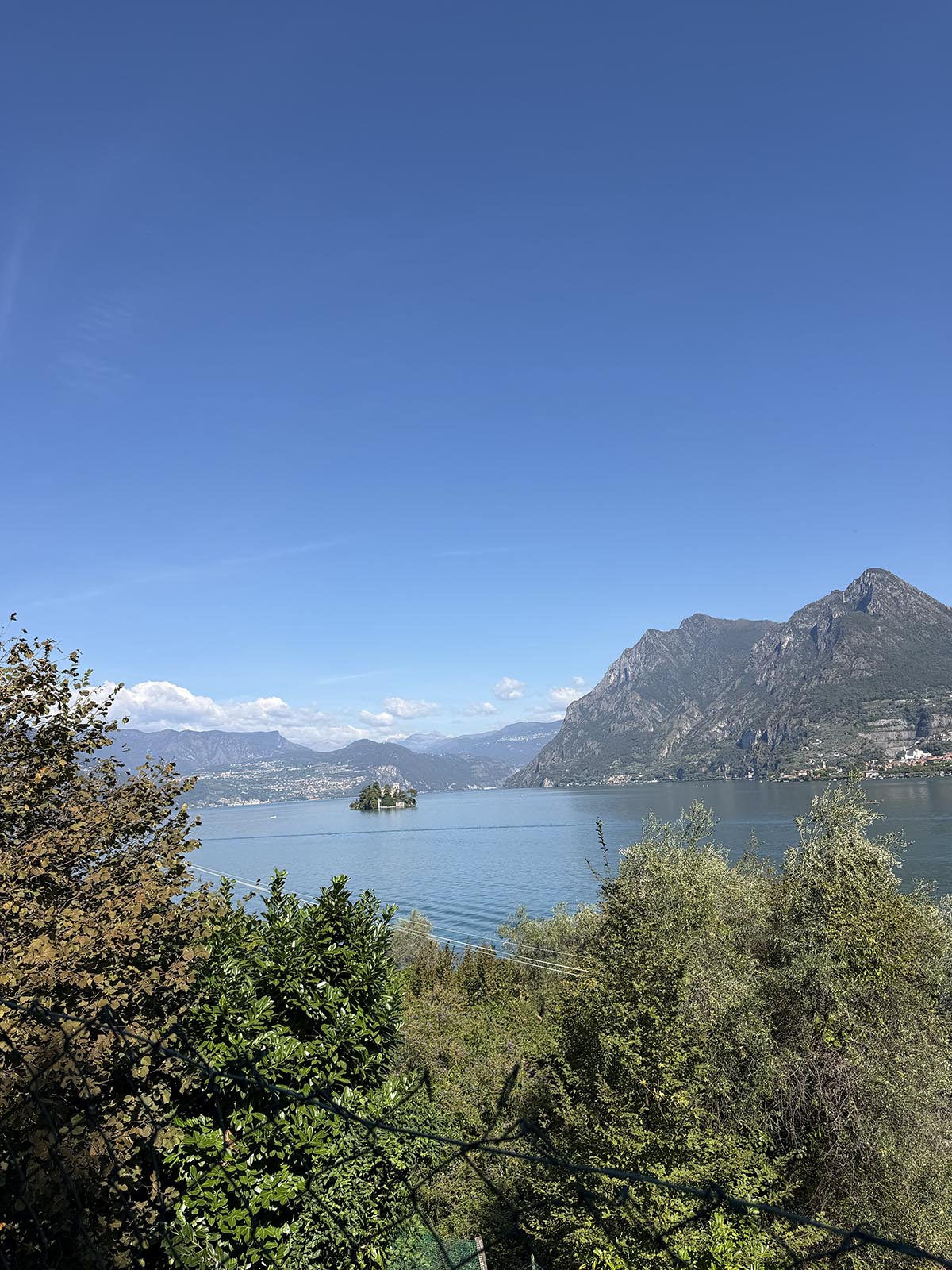 Iseosjön i norra Italien