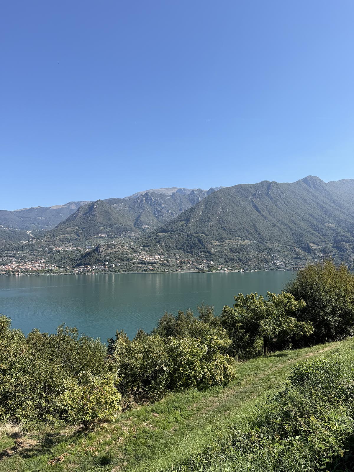 Iseosjön i norra Italien