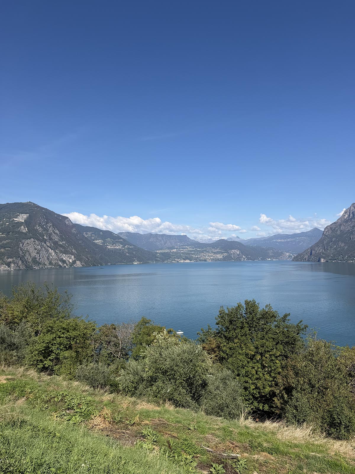 Iseosjön i norra Italien