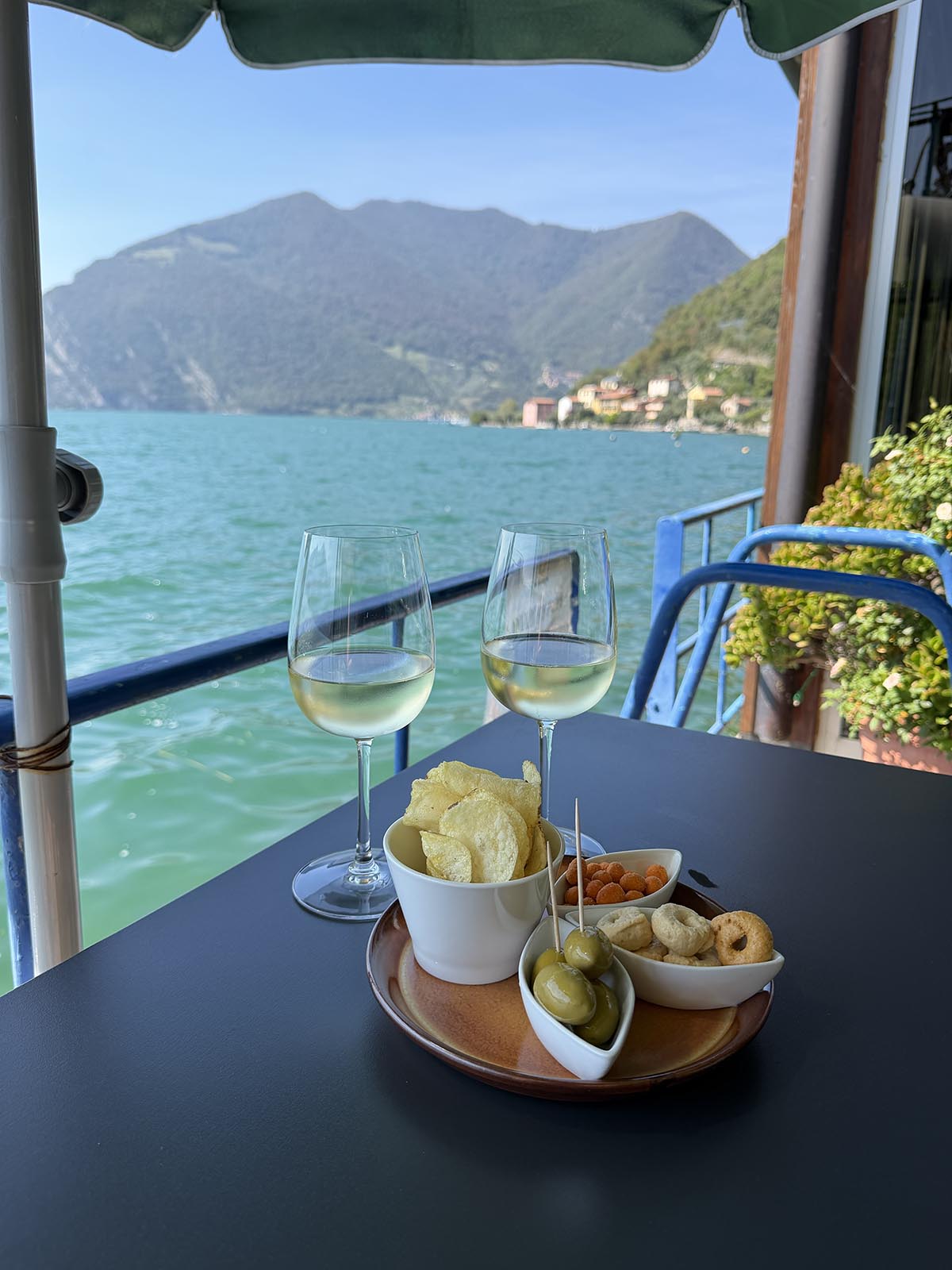Iseosjön i norra Italien