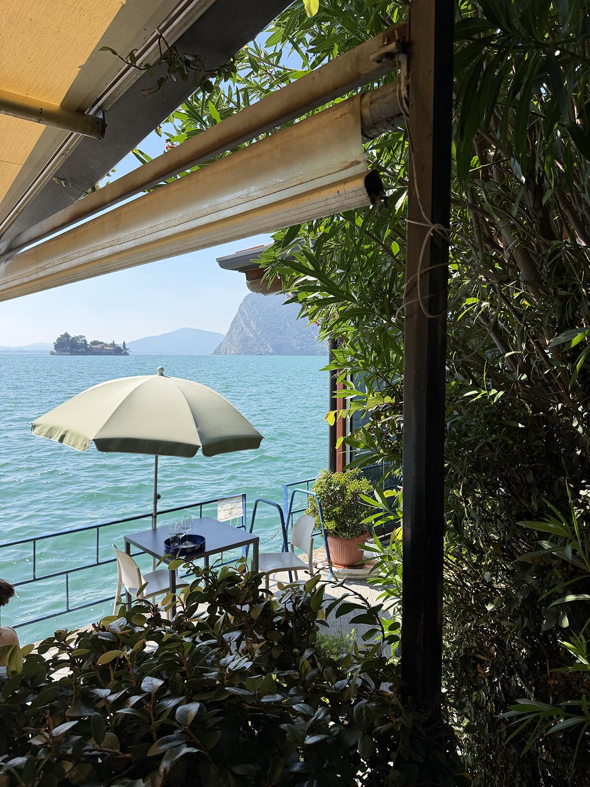 Iseosjön i norra Italien