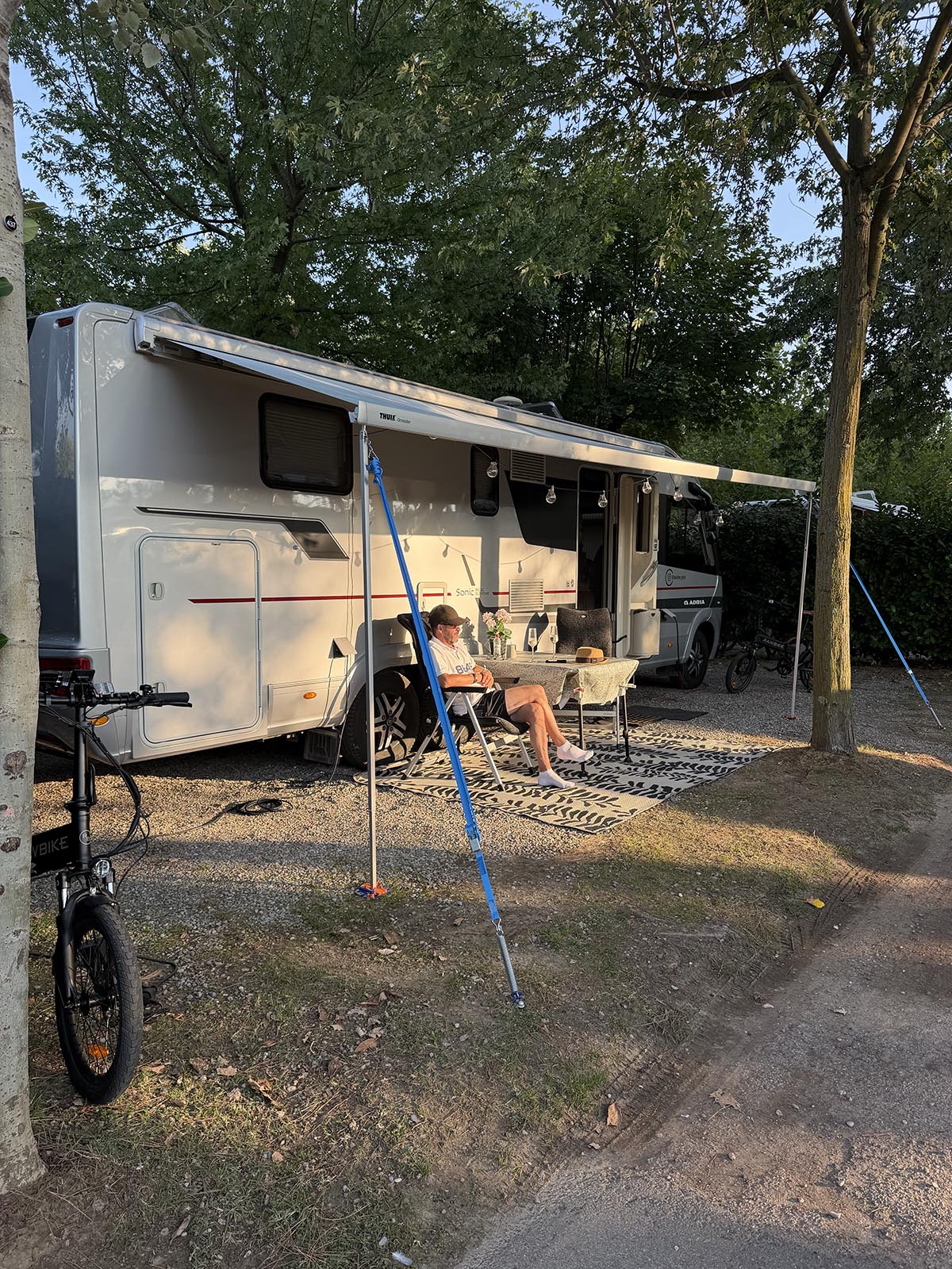 campingplats vid Iseosjön