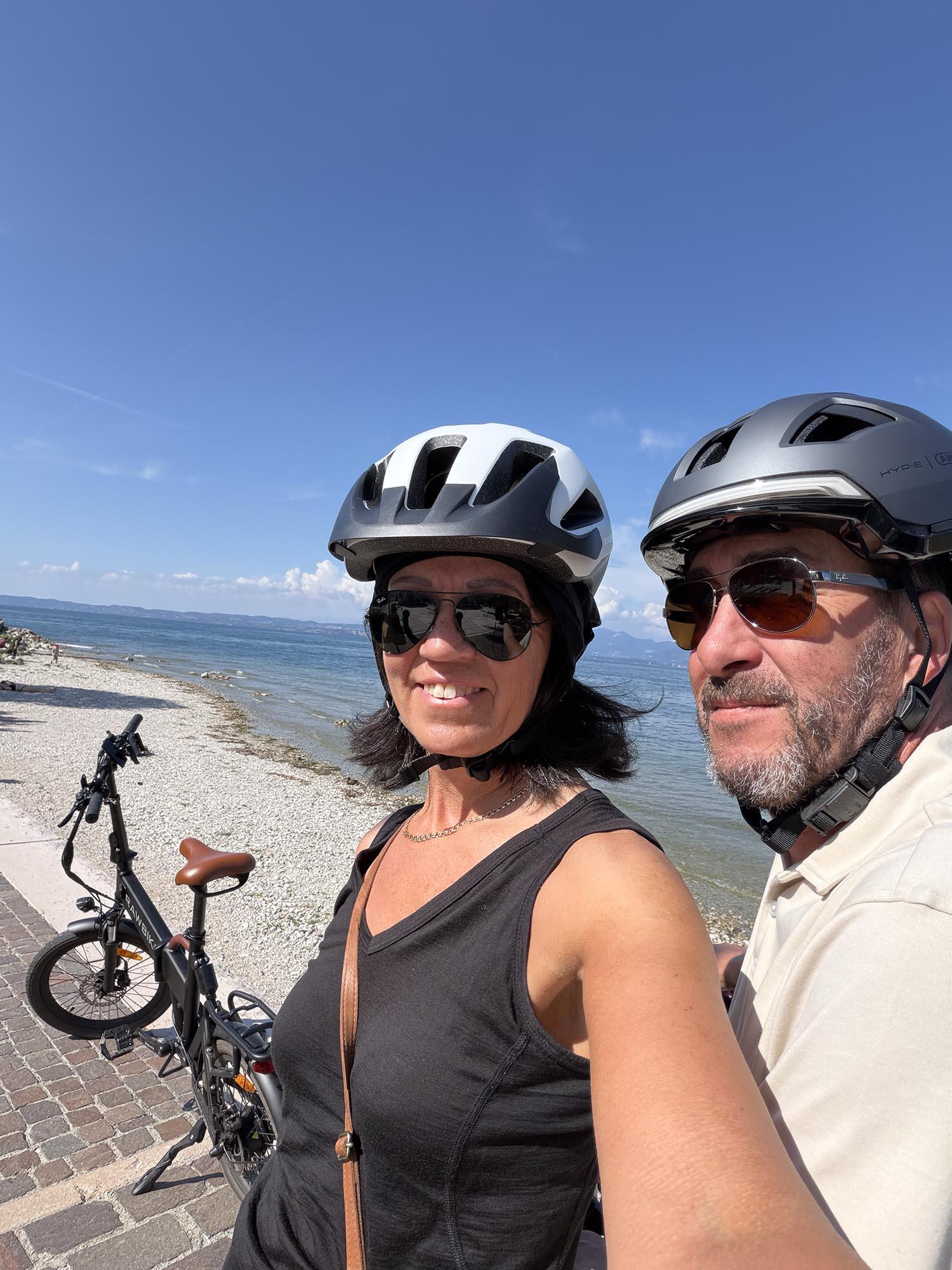 cykeltur längs Gardasjön